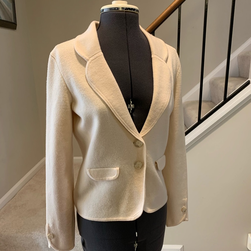 Ann Taylor wool sweater blazer